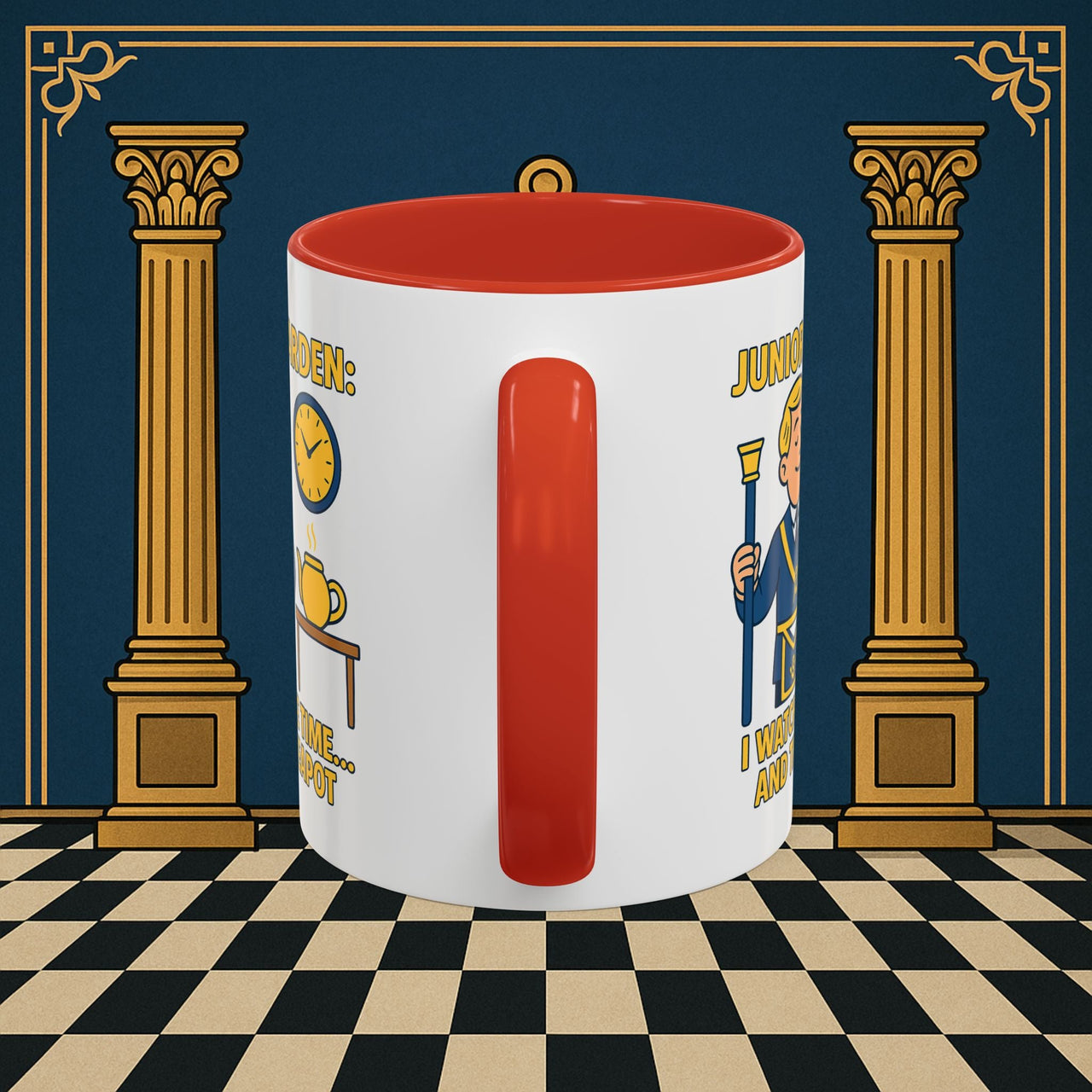Masonic Mugs - Masonic Moments: Lodge Officer's Tea Time, Junior Warden Printify