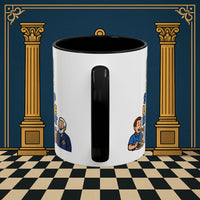 Masonic Mugs Ready to Go – Eat Sleep Lodge Repeat (Accent Coloured 11oz Mug) Printify
