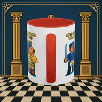 Masonic Mugs - Accent Coloured 11oz Mug - Masonic Mayhem - Inner Guard Printify