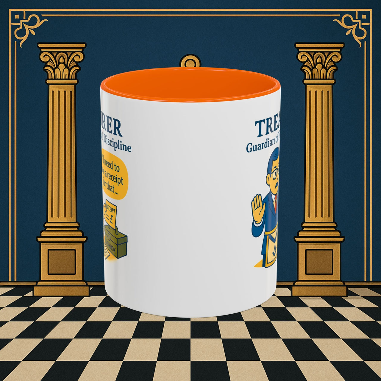 Masonic Mugs - Treasurer's Tally - Treasurer Printify