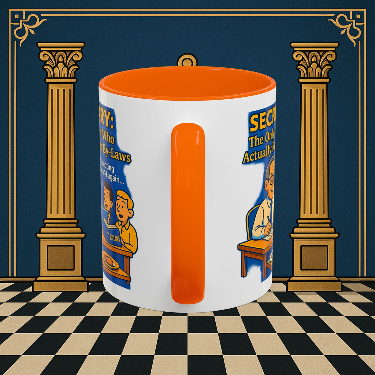 Masonic Mugs - Bureaucratic Bliss - Secretary Printify