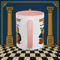 Masonic Mugs - Accent Coloured 11oz Mug - Wisdom Transfer Printify