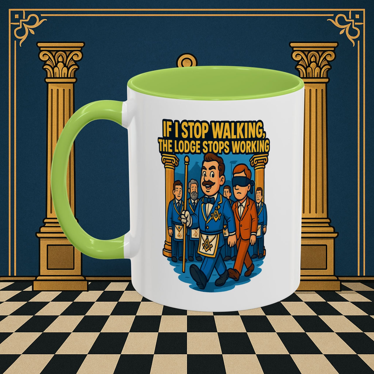 Masonic Mugs - Walking the Masonic Path - Senior Deacon Printify