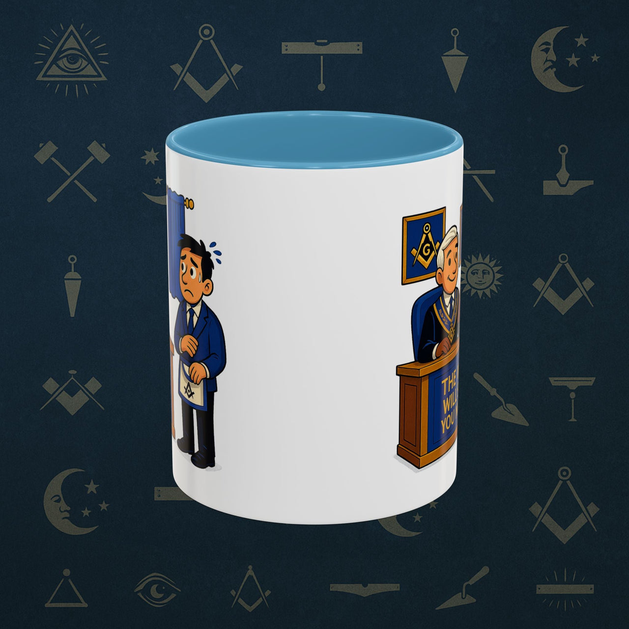 Masonic Mugs - The Masonic Moment - Worshipful Master Printify