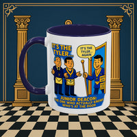 Masonic Mugs - Masonic Mysteries Unveiled: Lodge Leadership Comedy, Junior Deacon Printify