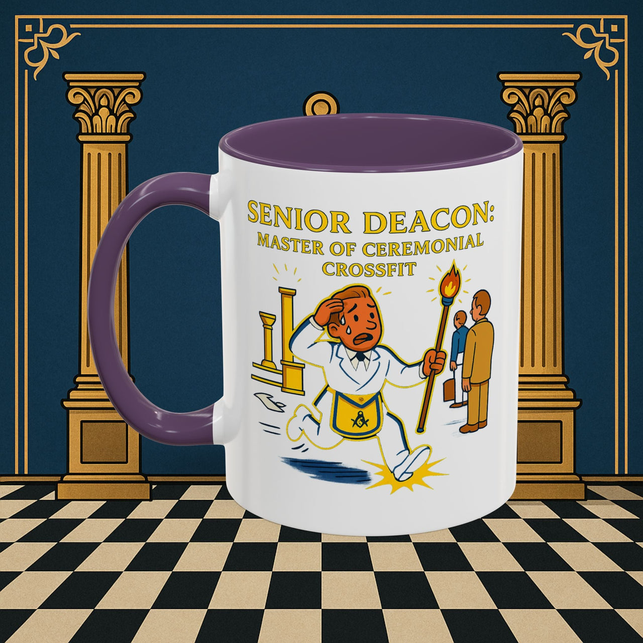 Masonic Mugs - Senior Deacon's CrossFit Challenge - Senior Deacon Printify