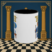 Masonic Mugs - Masonic Tea Break: Fraternal Humor in Comic Book Style, Junior Warden Printify