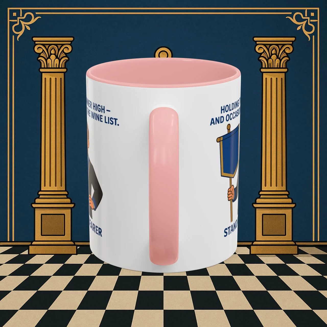 Masonic Mugs - Banner and Barrel - Provincial Standard Bearer Printify