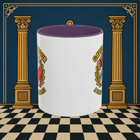 Masonic Mugs – Gavel & Glamour: A Toast to the Ladies (Accent Coloured 11oz Mug) Printify