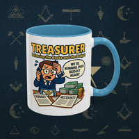 Masonic Mugs - Budget Blues - Treasurer Printify