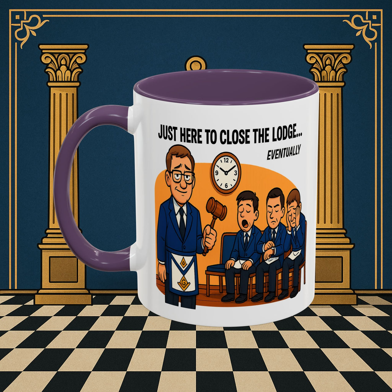 Masonic Mugs - Lodge of Endless Deliberation - Senior Warden Printify