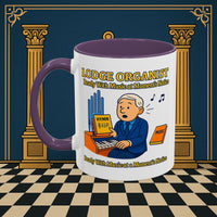 Masonic Mugs - Lodge Organist at the Ready - Organist Printify