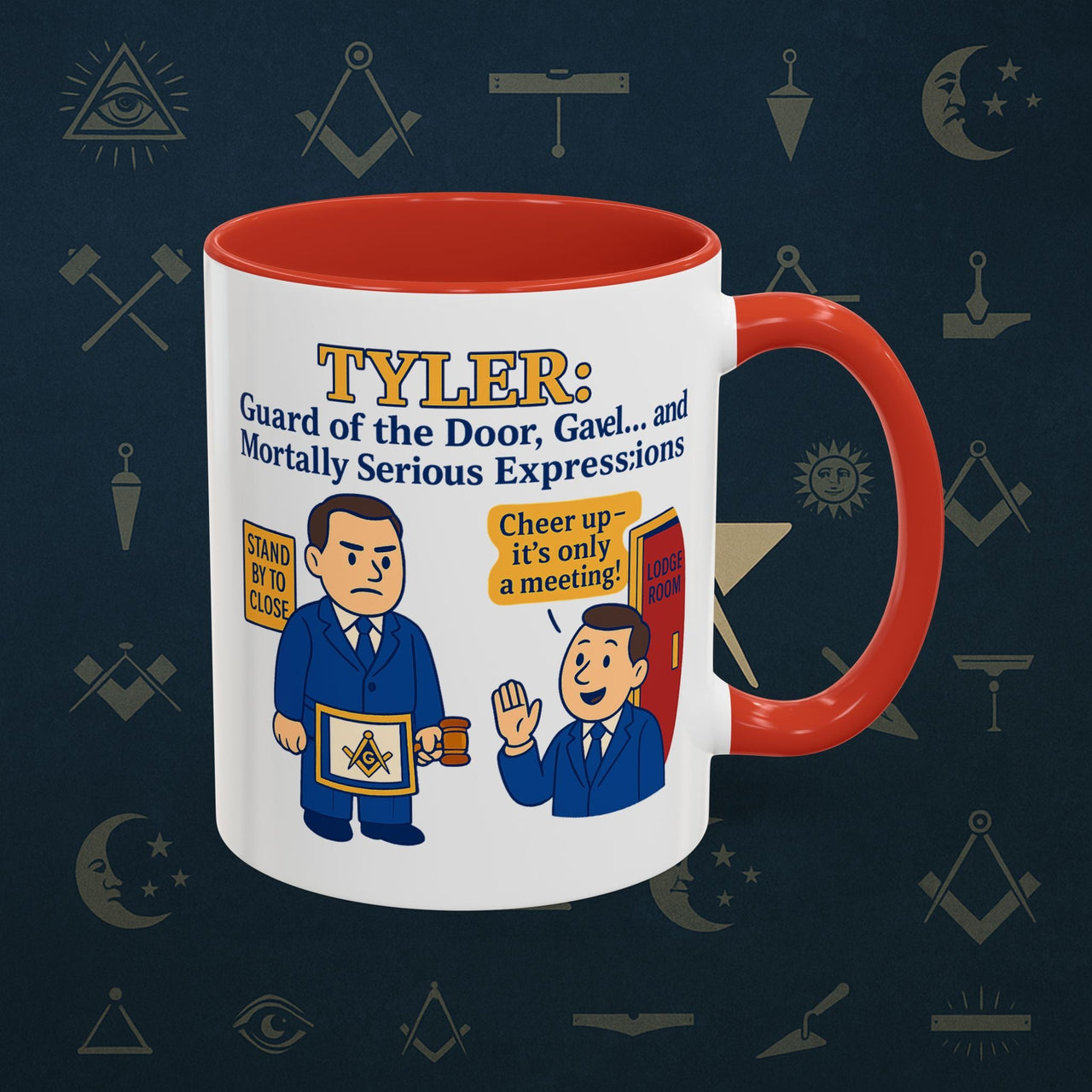 Masonic Mugs - Masonic Mysteries - Tyler Printify