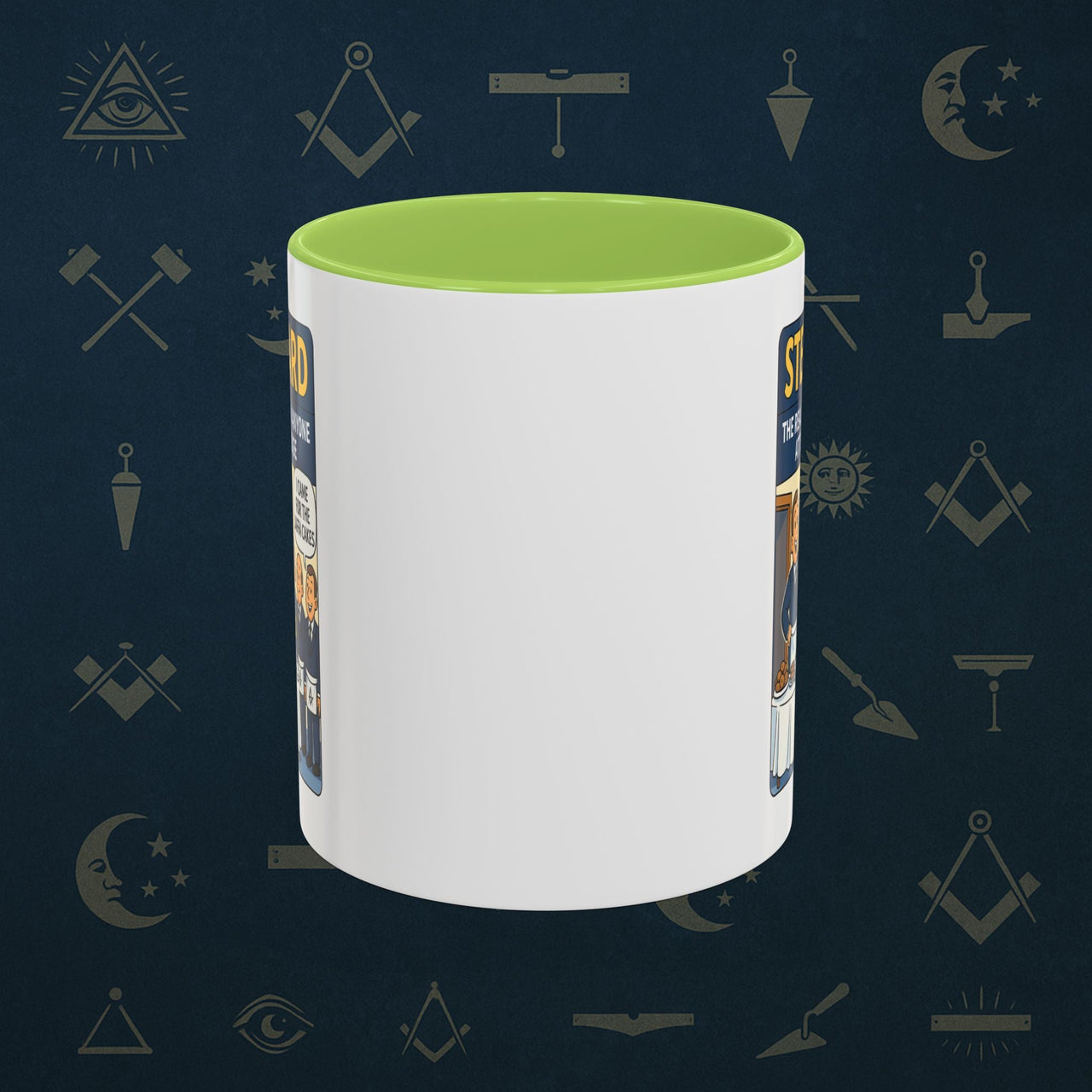 Masonic Mugs - Cake and Conspiracy - Steward Printify