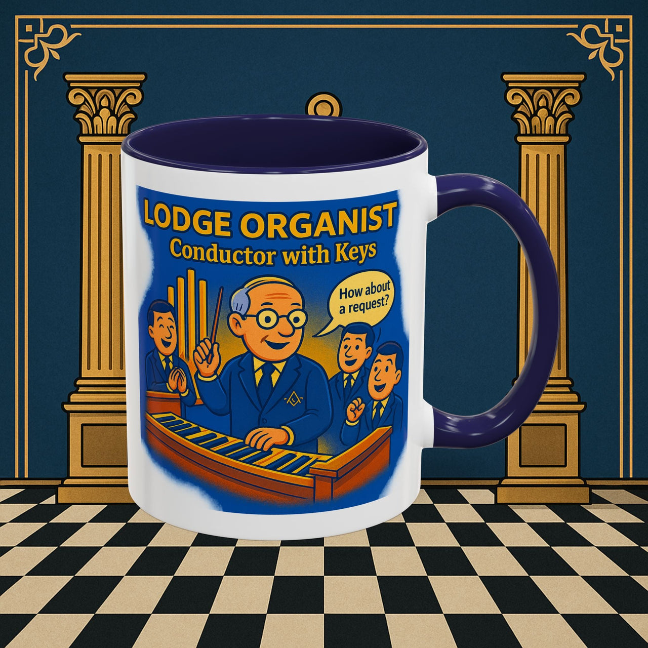 Masonic Mugs - Masonic Melodies - Organist Printify