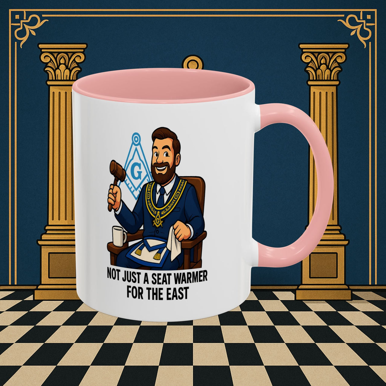 Masonic Mugs - Masonic Majesty - Senior Warden Printify