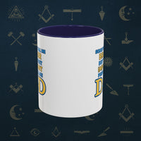 Masonic Mugs Ready to Go – Brother and Dad (Accent Coloured 11oz Mug) Printify