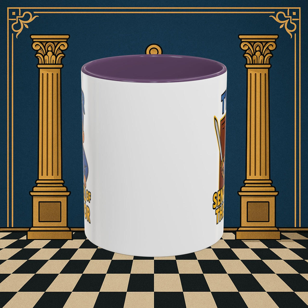 Masonic Mugs - Tyler's Watchful Guard - Tyler Printify