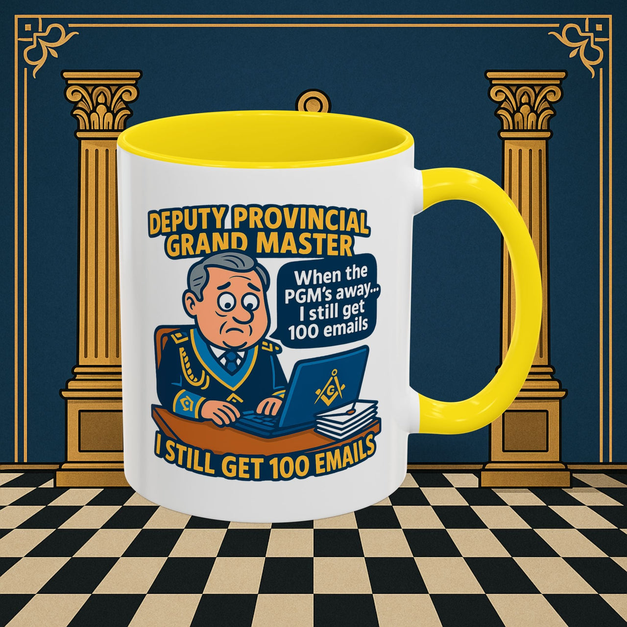 Masonic Mugs - Email Overload - Deputy Provincial Grand Master Printify