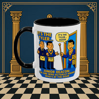 Masonic Mugs - Masonic Mysteries Unveiled: Lodge Leadership Comedy, Junior Deacon Printify