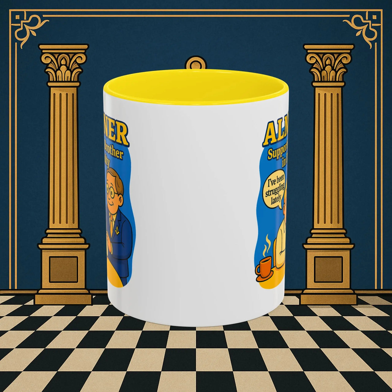 Masonic Mugs - Almoner's Assist - Almoner Printify