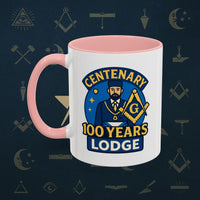 Masonic Mugs - Centennial Brotherhood - 100 years lodge anniversary Printify