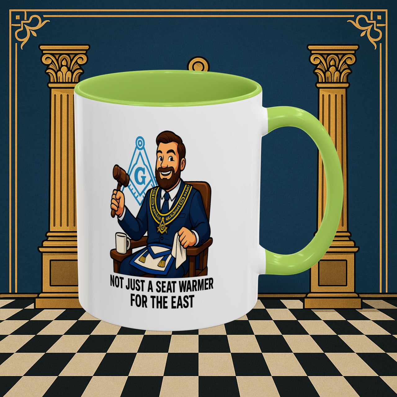 Masonic Mugs - Masonic Majesty - Senior Warden Printify
