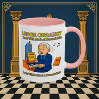 Masonic Mugs - Lodge Organist at the Ready - Organist Printify