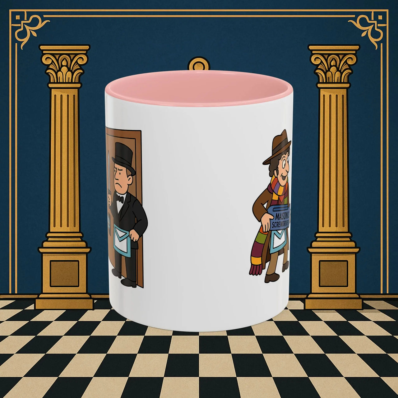 Masonic Mugs – Master of Improvisation (Accent Coloured 11oz Mug) Printify