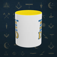 Masonic Mugs Ready to Go – Brother and Dad (Accent Coloured 11oz Mug) Printify