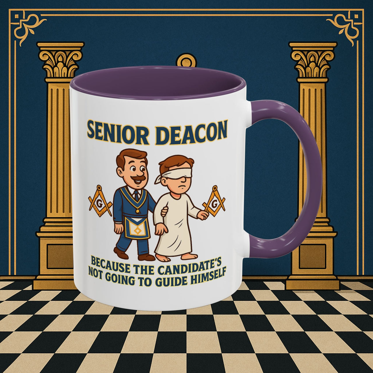 Masonic Mugs - Guiding Light - Senior Deacon Printify
