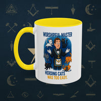 Masonic Mugs - Masonic Cats Assemble - Worshipful Master Printify