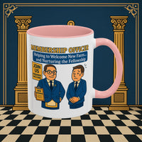 Masonic Mugs - Welcome to the Club - Membership Secretary Printify