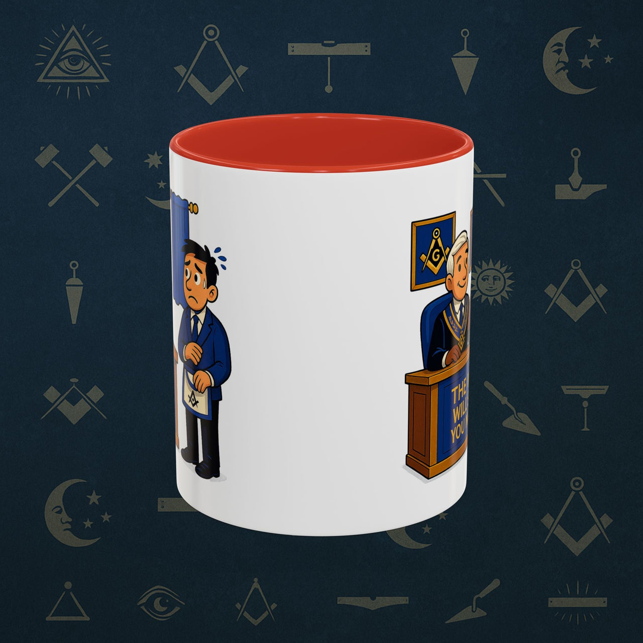 Masonic Mugs - The Masonic Moment - Worshipful Master Printify