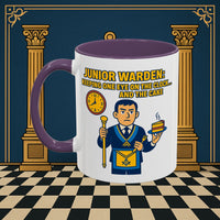 Masonic Mugs - Masonic Vigilance: Junior Warden's Timekeeping Duty,  Junior Warden Printify
