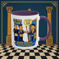 Masonic Mugs - Masonic Mysteries Unveiled: Lodge Leadership Comedy, Junior Deacon Printify