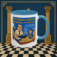 Masonic Mugs - Bureaucratic Blues - Secretary Printify