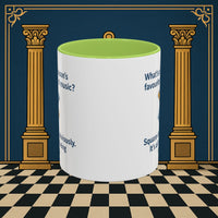 Masonic Mugs Ready to Go – Favourite Type of Music (Accent Coloured 11oz Mug) Printify