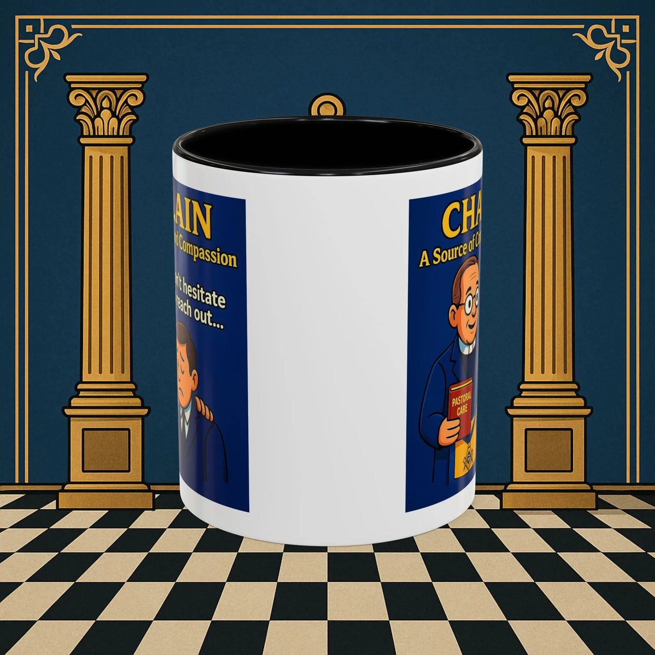 Masonic Mugs - Healing Hearts - Chaplain Printify