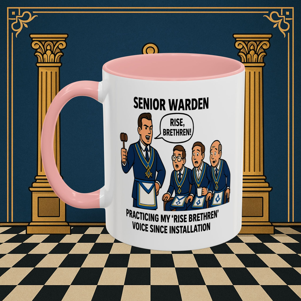 Masonic Mugs - Lodge Leadership - Senior Warden Printify
