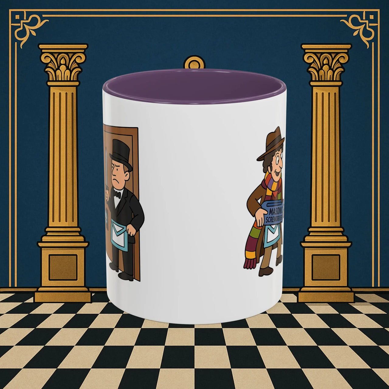 Masonic Mugs – Master of Improvisation (Accent Coloured 11oz Mug) Printify