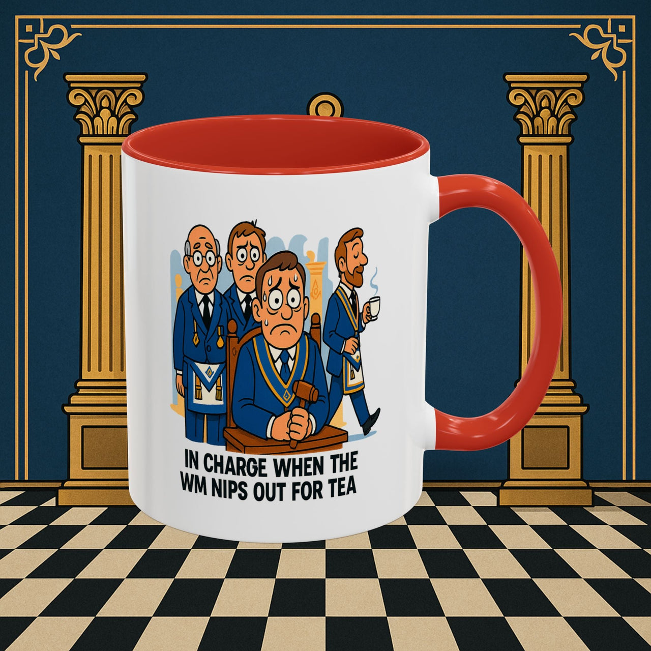 Masonic Mugs - Tea Time Troubles - Senior Warden Printify