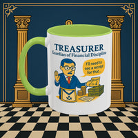 Masonic Mugs - Treasurer's Tally - Treasurer Printify