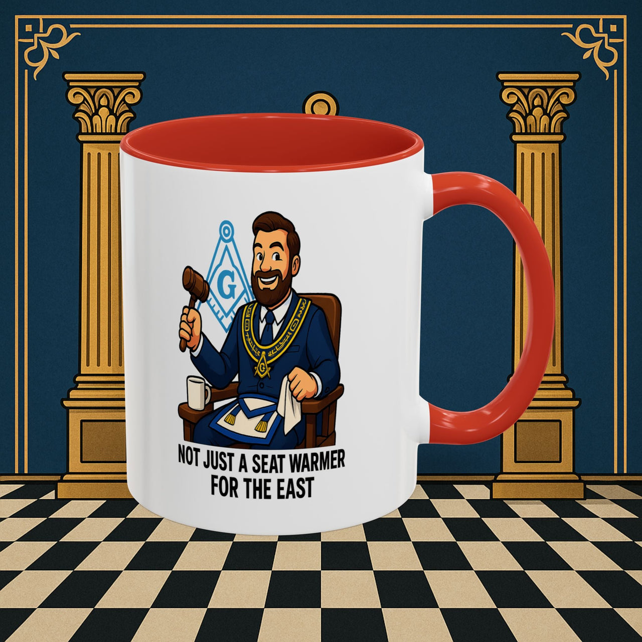 Masonic Mugs - Masonic Majesty - Senior Warden Printify