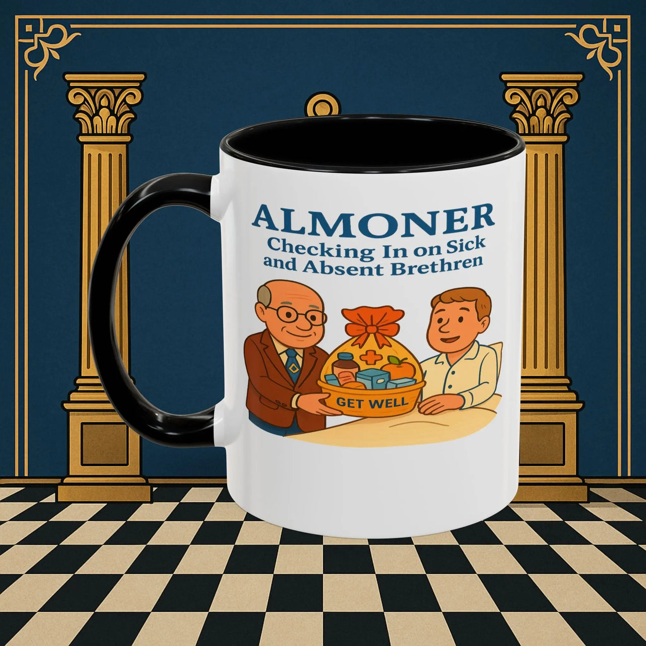 Masonic Mugs - Compassion Basket - Almoner Printify