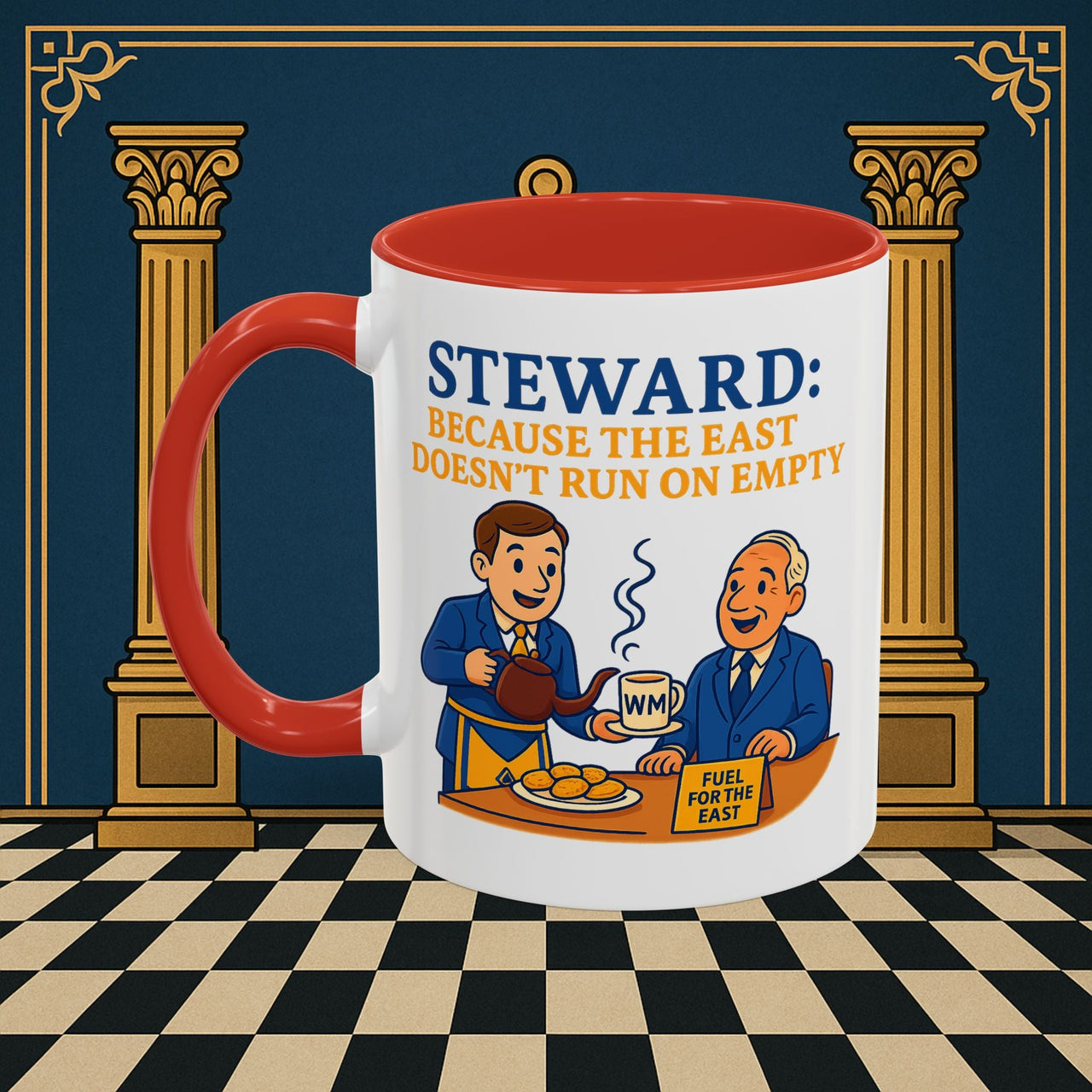 Masonic Mugs - Tea and Empires - Steward Printify