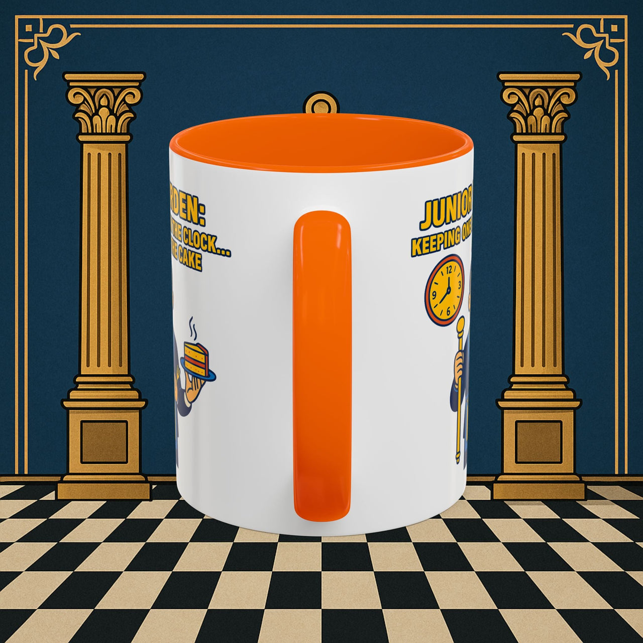 Masonic Mugs - Masonic Vigilance: Junior Warden's Timekeeping Duty,  Junior Warden Printify