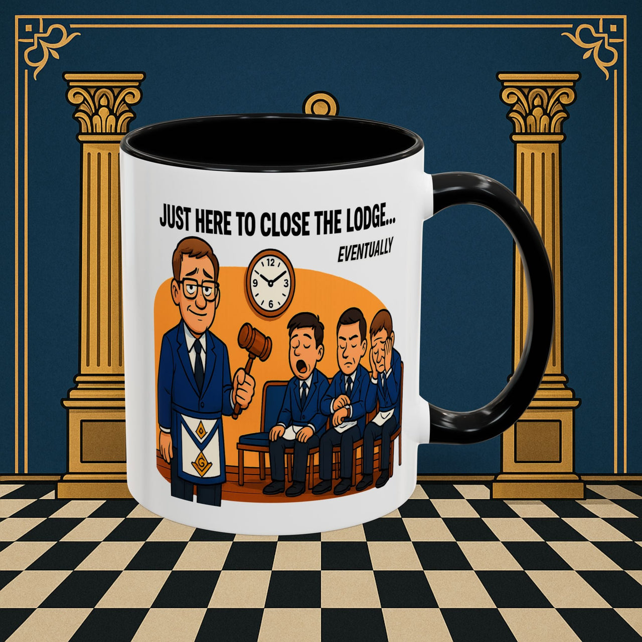 Masonic Mugs - Lodge of Endless Deliberation - Senior Warden Printify