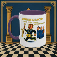 Masonic Mugs - Stepping Out - Senior Deacon Printify