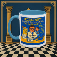 Masonic Mugs - Bureaucratic Biscuit Bouncer - Secretary Printify